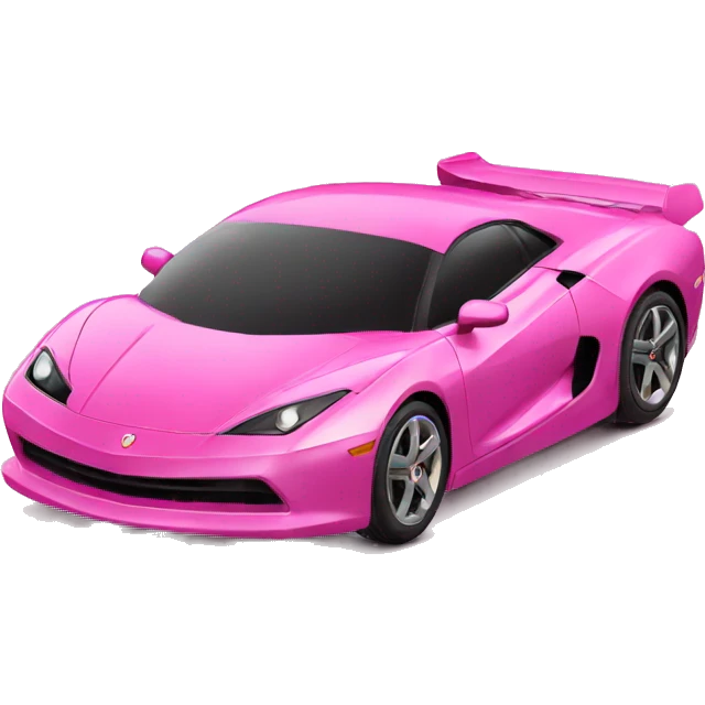 pink super car emoji