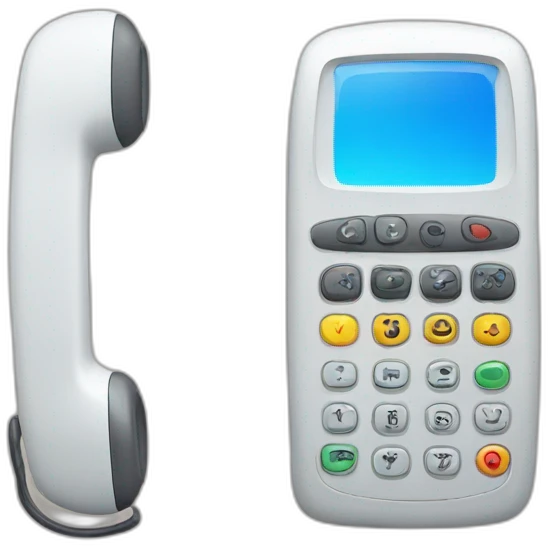 handset emoji