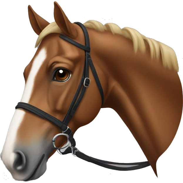 Horse brown eventing emoji