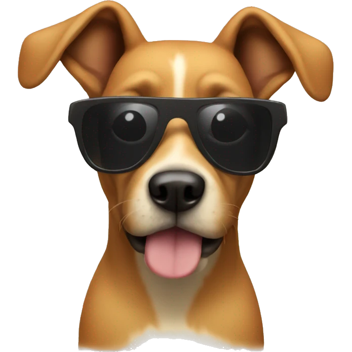 dog with sunglasses  emoji