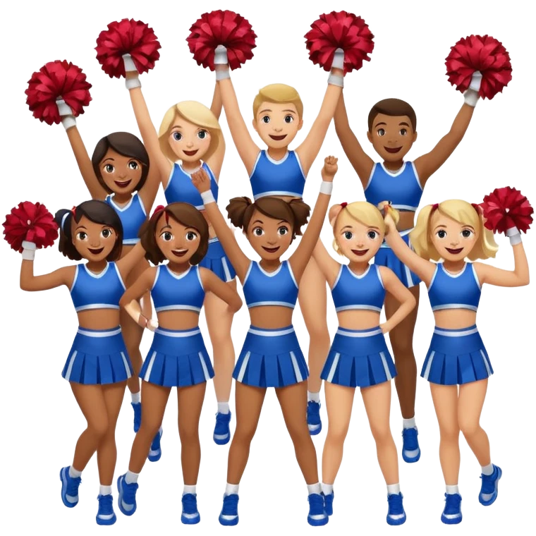 Cheer squad emoji