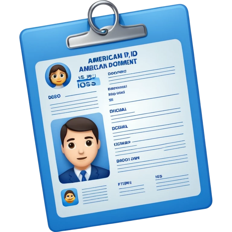 american id document emoji