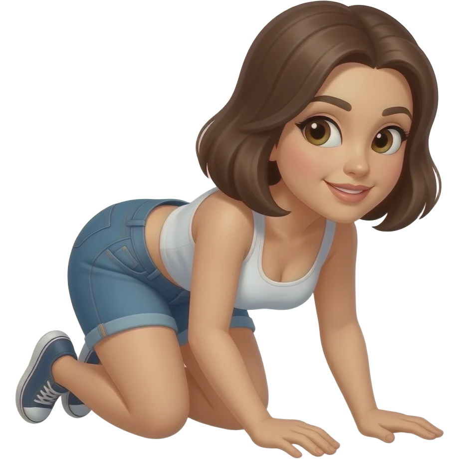 Women crawling towards me emoji
