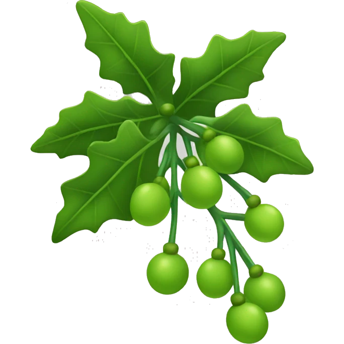 mistletoe emoji