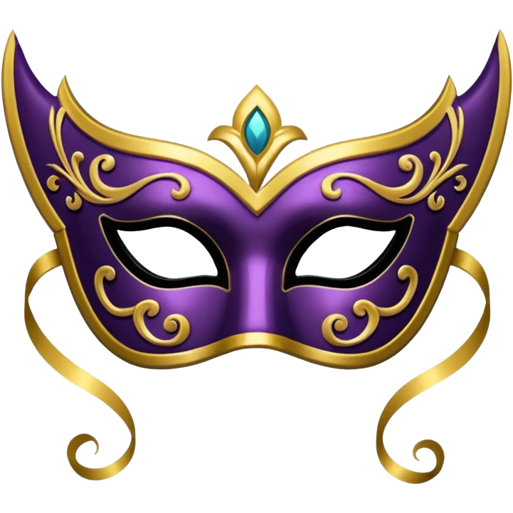 
masquerade mask emoji