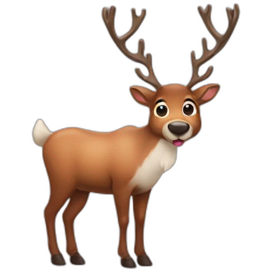 Reindeer emoji