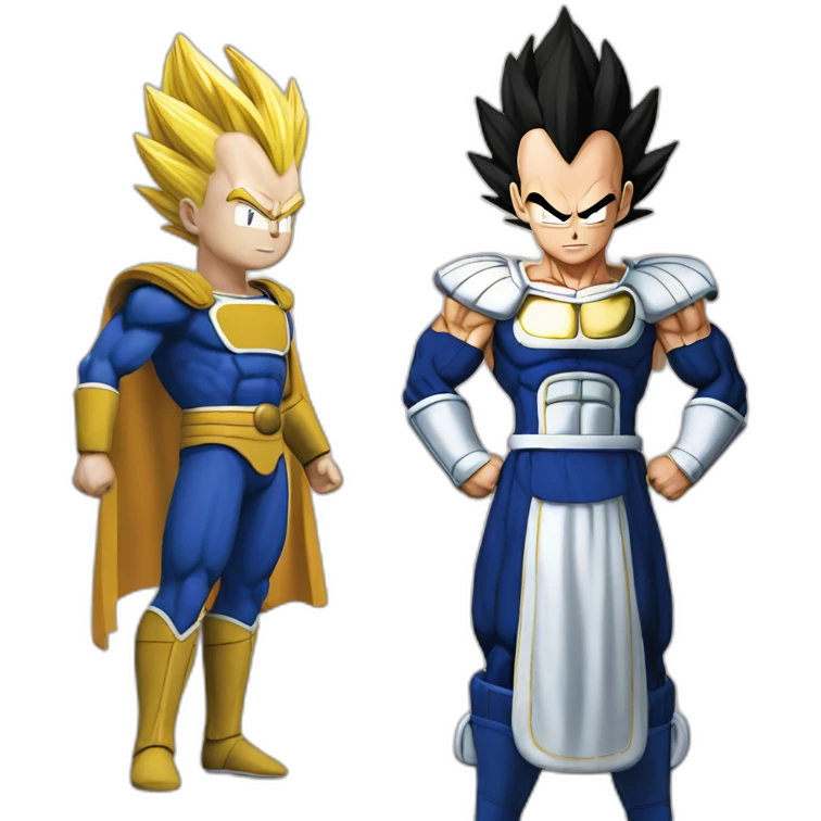 Holy vs Vegeta emoji