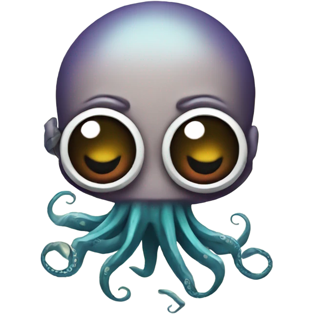 Squid tattooing emoji