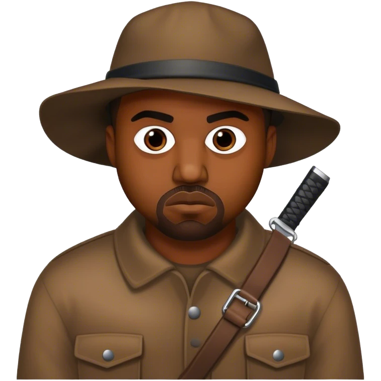 kanye west as a thief emoji