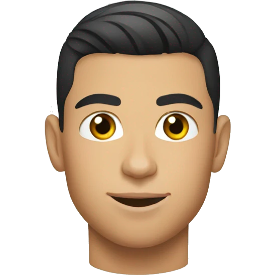 Young Cristiano ronaldo face emoji  emoji