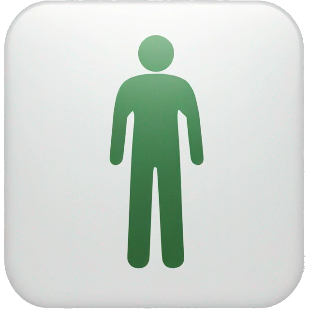 men restroom sign emoji