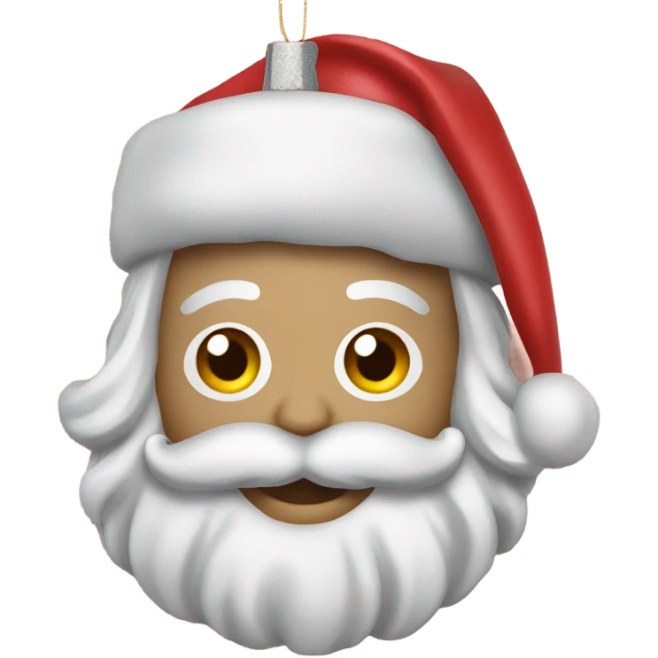 Christmas ornament emoji