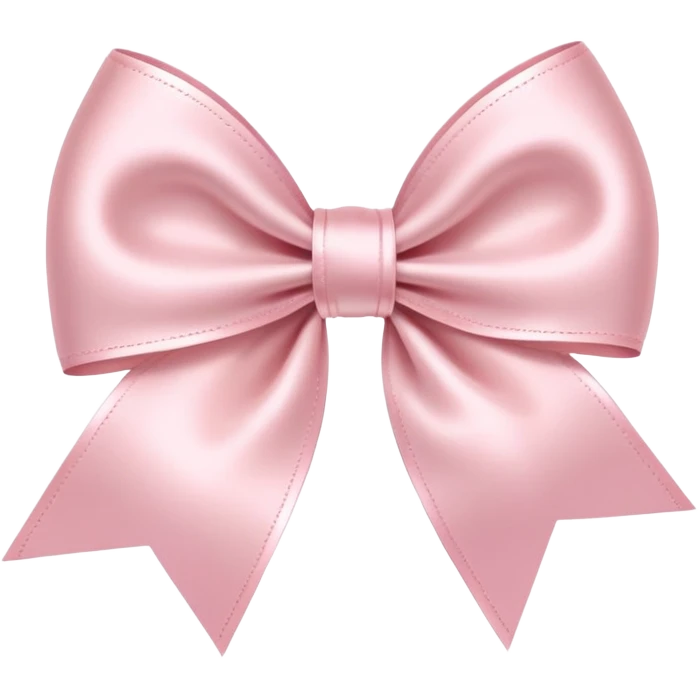 light pink ribbon bow emoji
