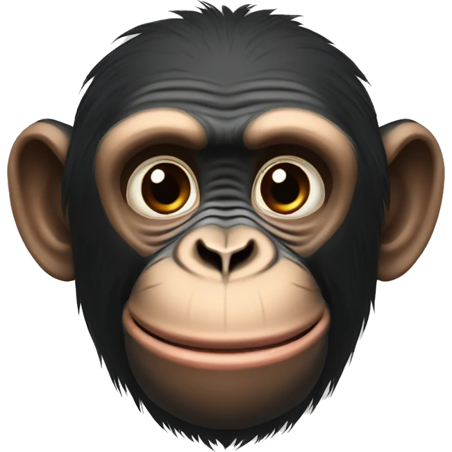 Chimpanse chita with gorilaman emoji
