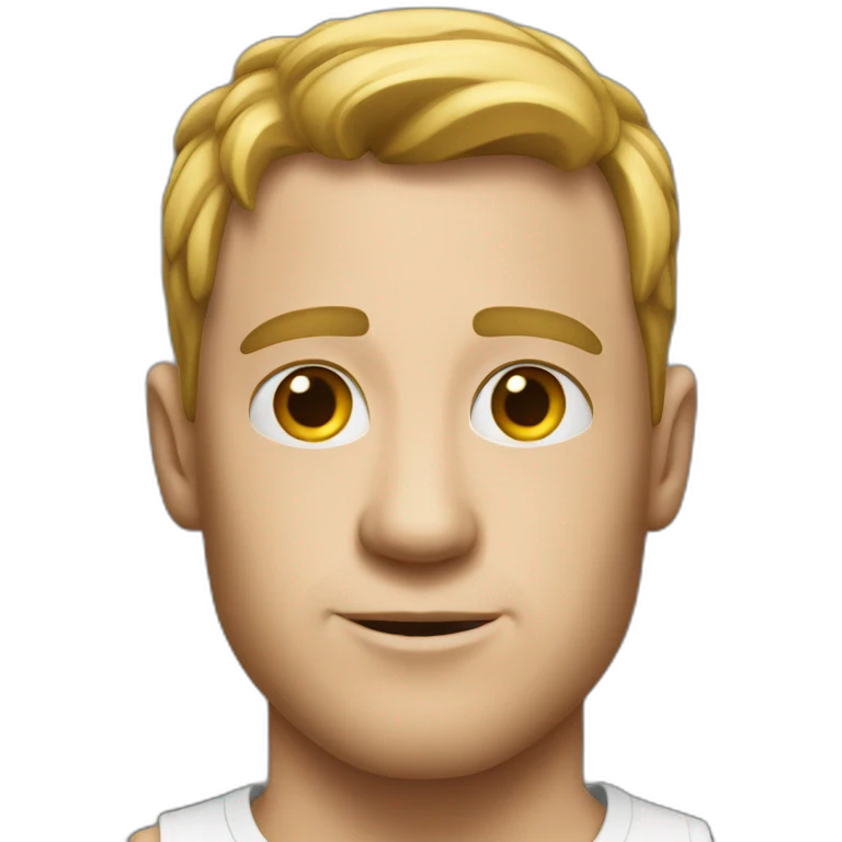 White Man with t shirt without boxers emoji