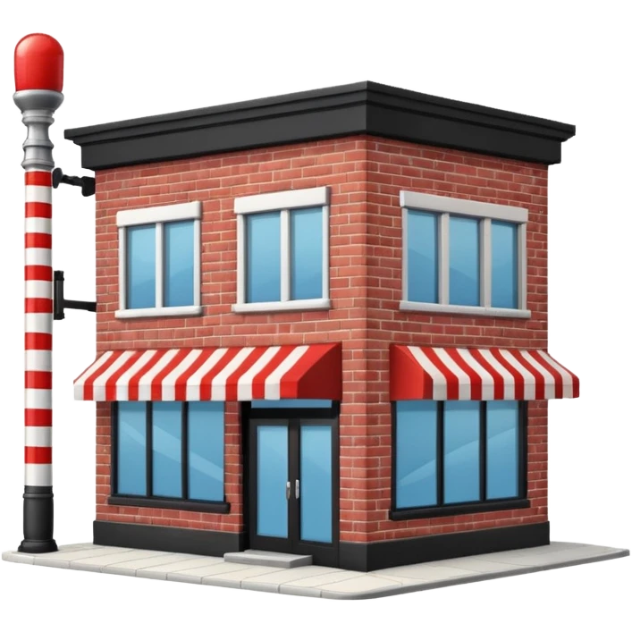 Barbershop building image emoji