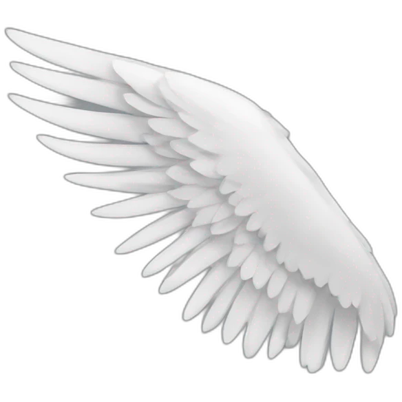 Wing right emoji