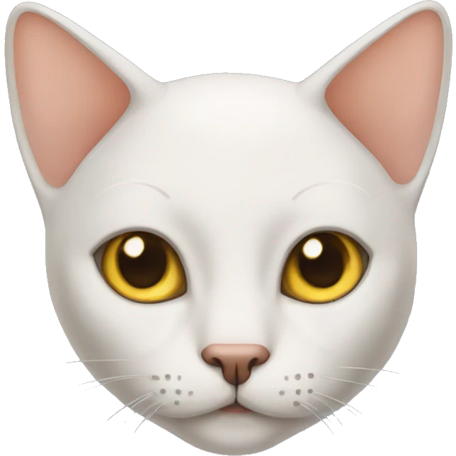 bald cat emoji