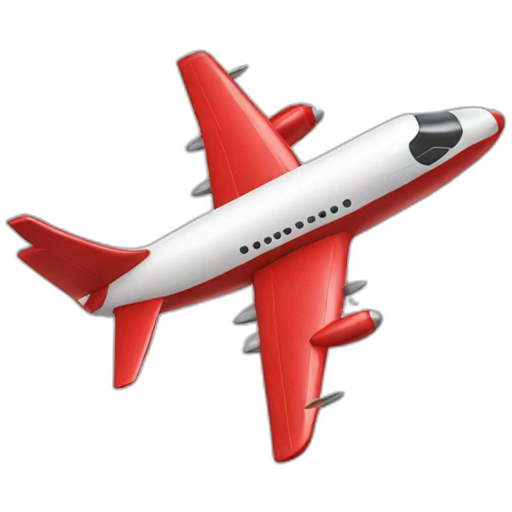 red plane emoji