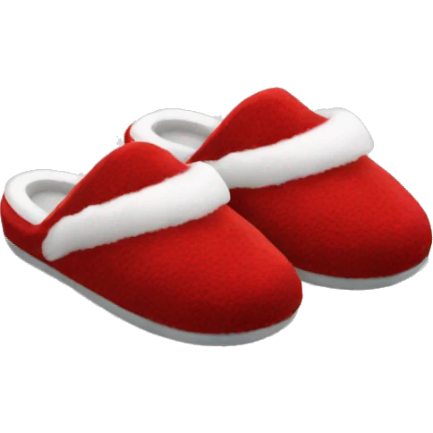 Christmas slippers emoji
