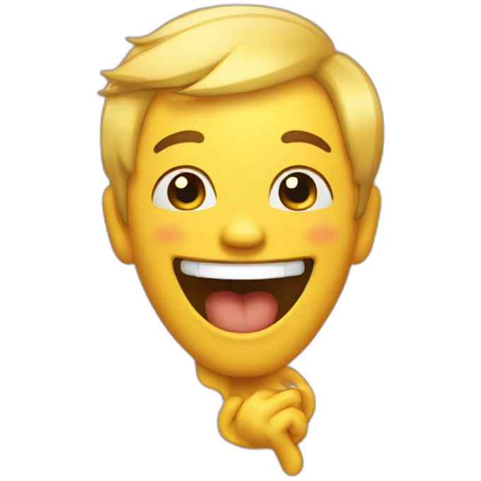 laugh heartily emoji