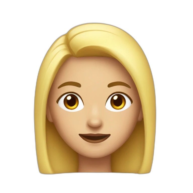 Uma mulher com cara de Deboche emoji