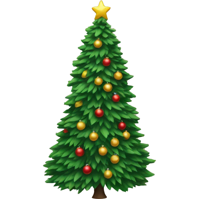 New York Christmas tree emoji