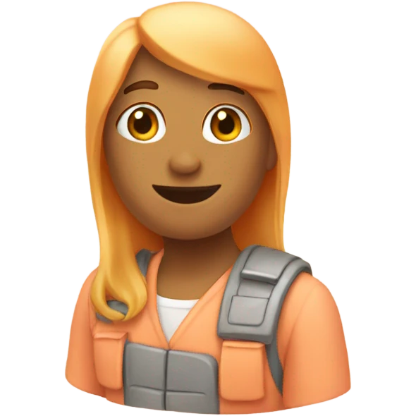 Work in peach emoji