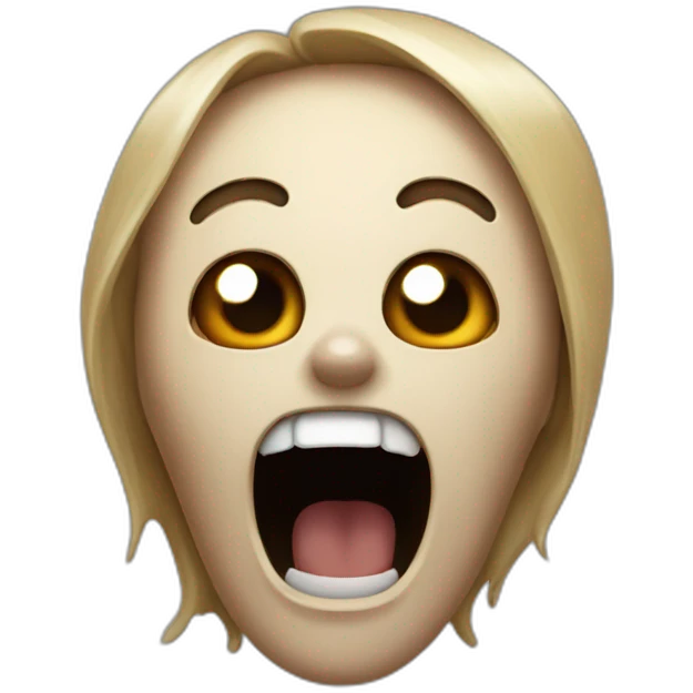 Scream emoji