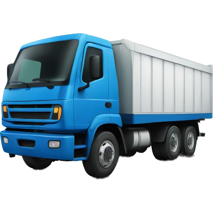 blue truck emoji