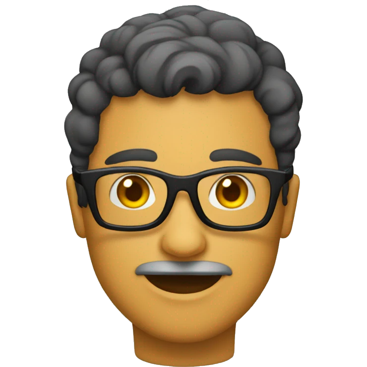 Con gafas negras emoji