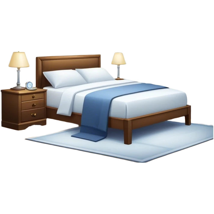 A dimly lit white bedroom. The bed is neatly made, and a glass of water sits beside a book on a cozy nightstand. Soft lighting signals a peaceful wind-down, representing the calm and control that comes from reclaiming your evenings. emoji