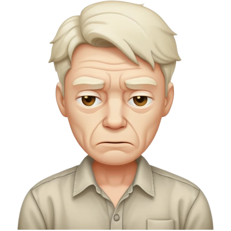 Tired man emoji