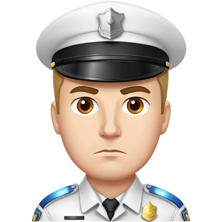 white policeman emoji