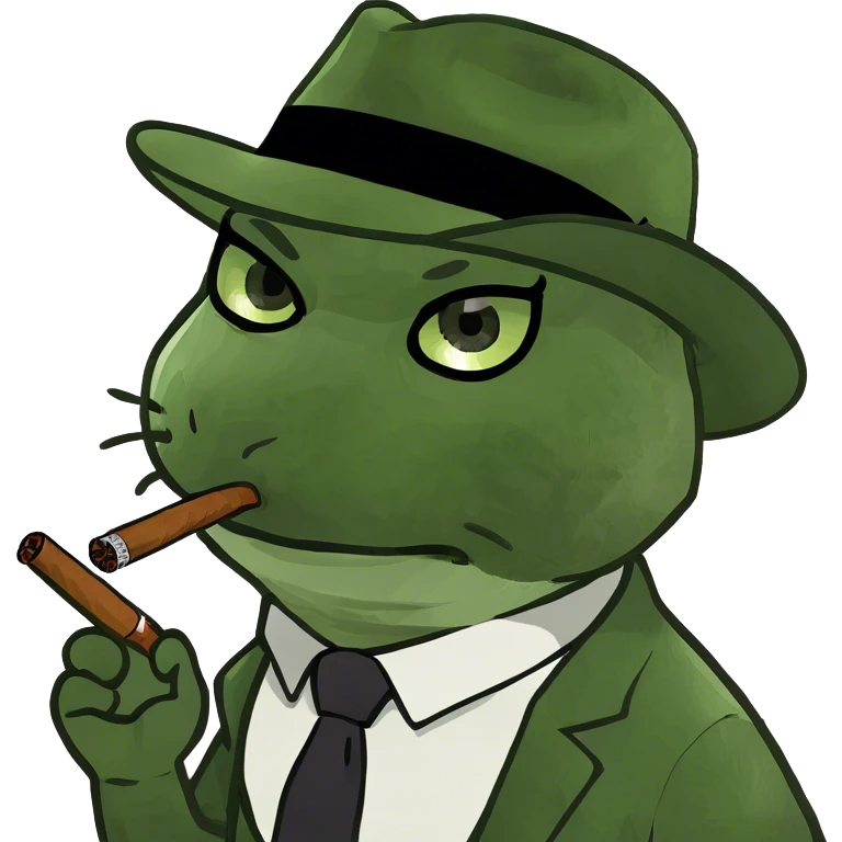 Gangster cat emoji