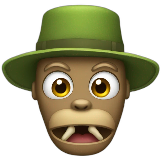 una rana con cuernos emoji