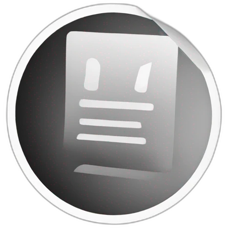 card, black and white emoji