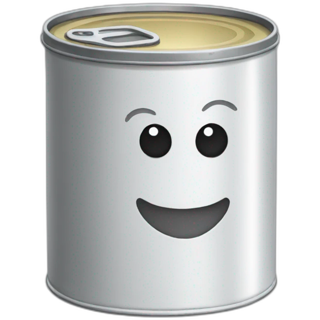 opened tin can emoji