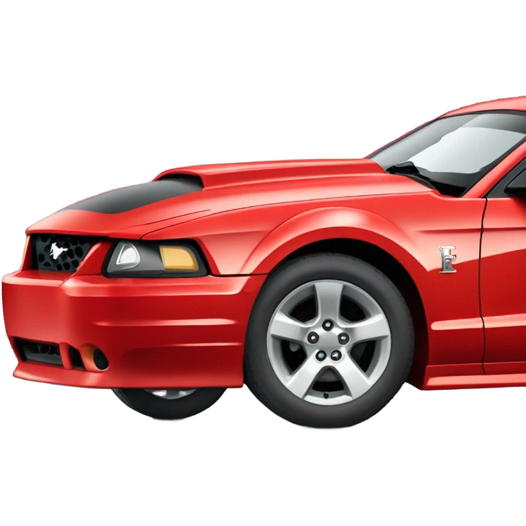 All red 2003 mustang  emoji