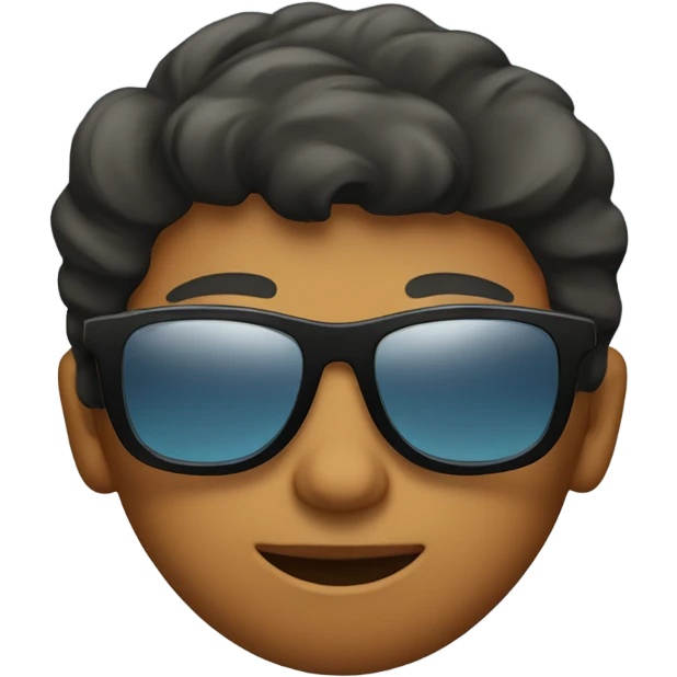 stylish boy in sunglasses emoji