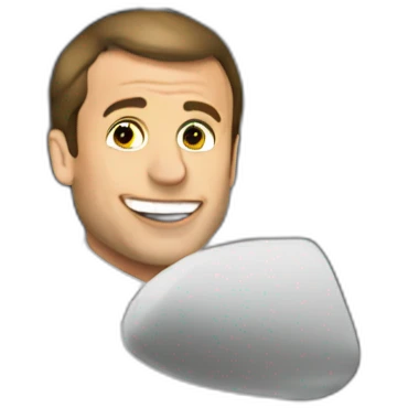 Macron send bye emoji