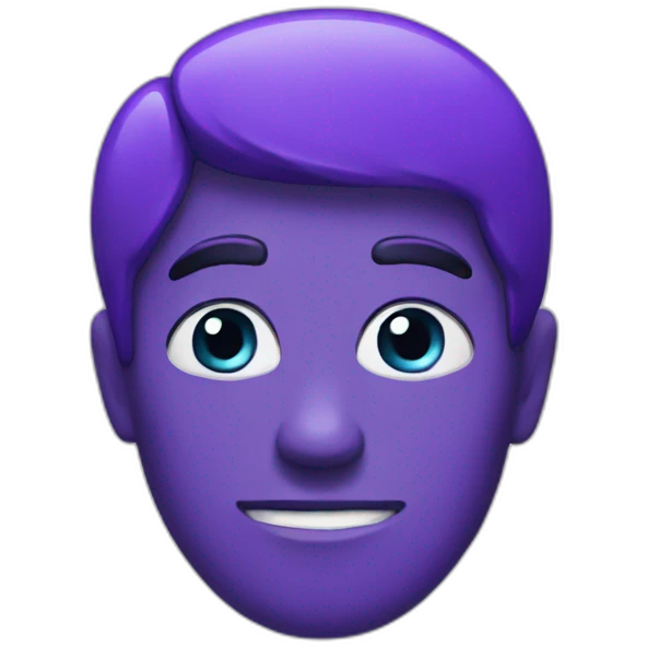 Purple guy emoji