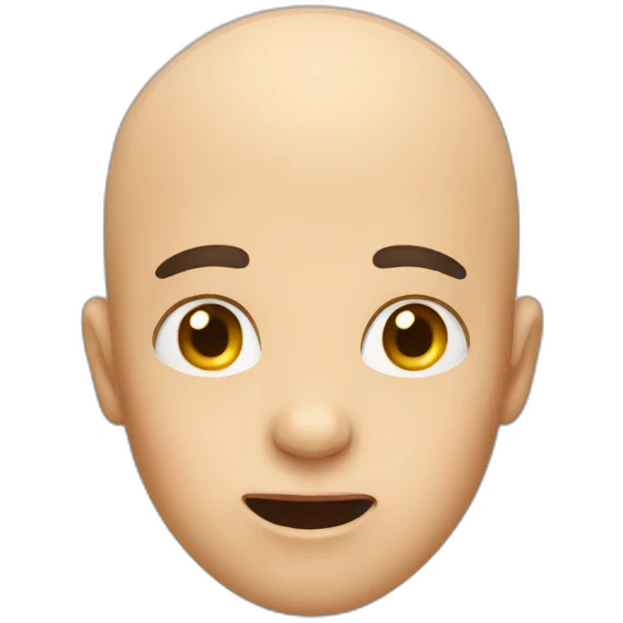 bald boy shocked emoji