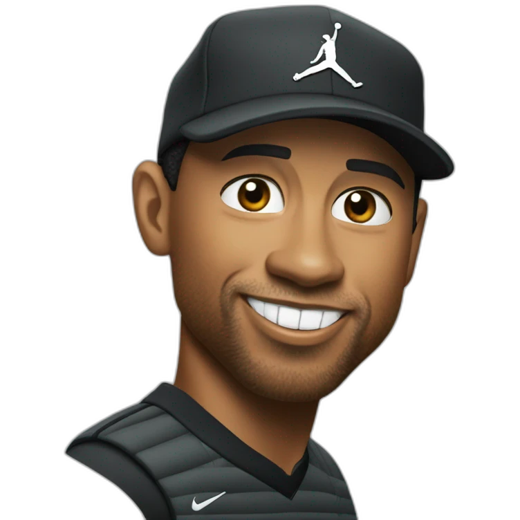 Rock Star Tiger Woods emoji