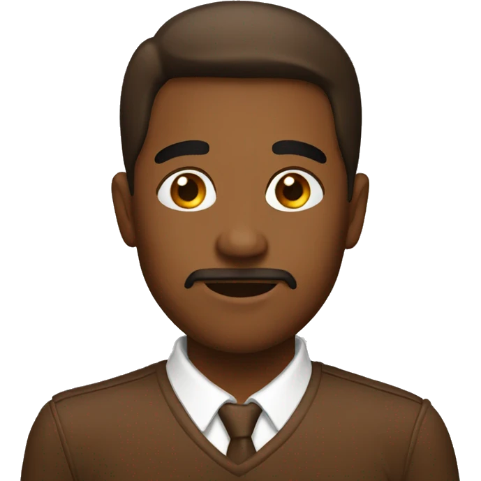Brown christmas emoji