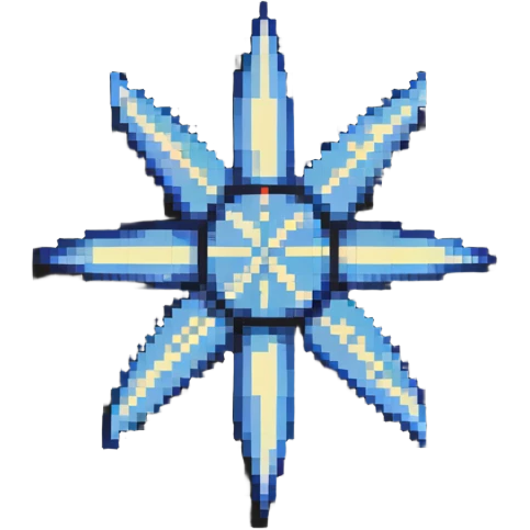 shuriken ninja star weapon item for game emoji