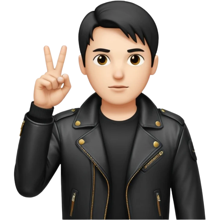 Orta parmak çeken bir tane sigma boy adam  emoji