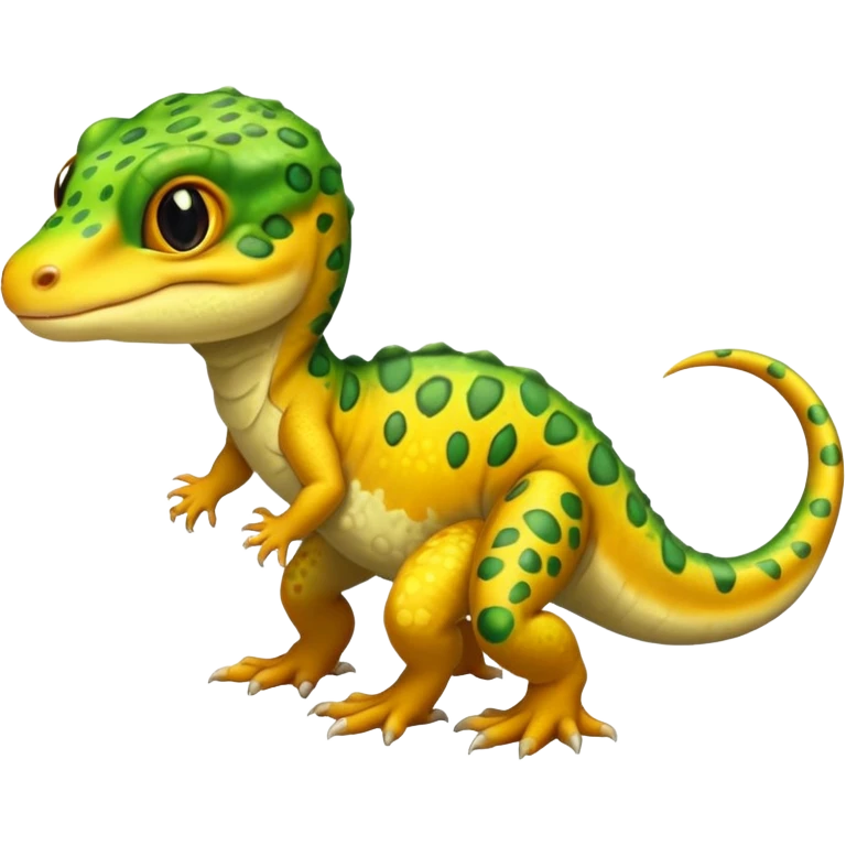 Leperd gecko dino emoji