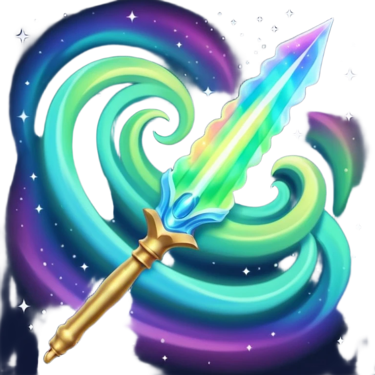 Aurora Borealis Wand emoji