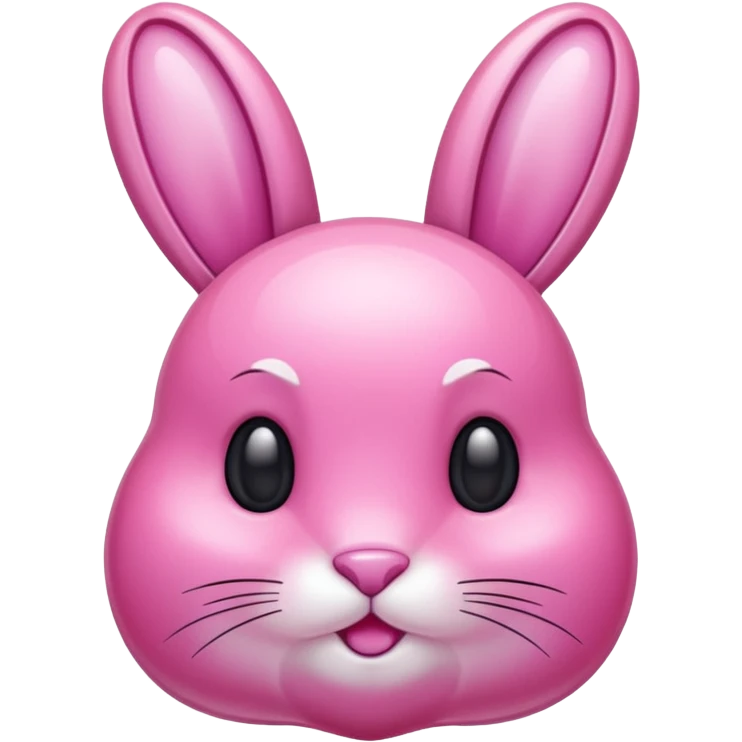  crystallized bunny pink emoji